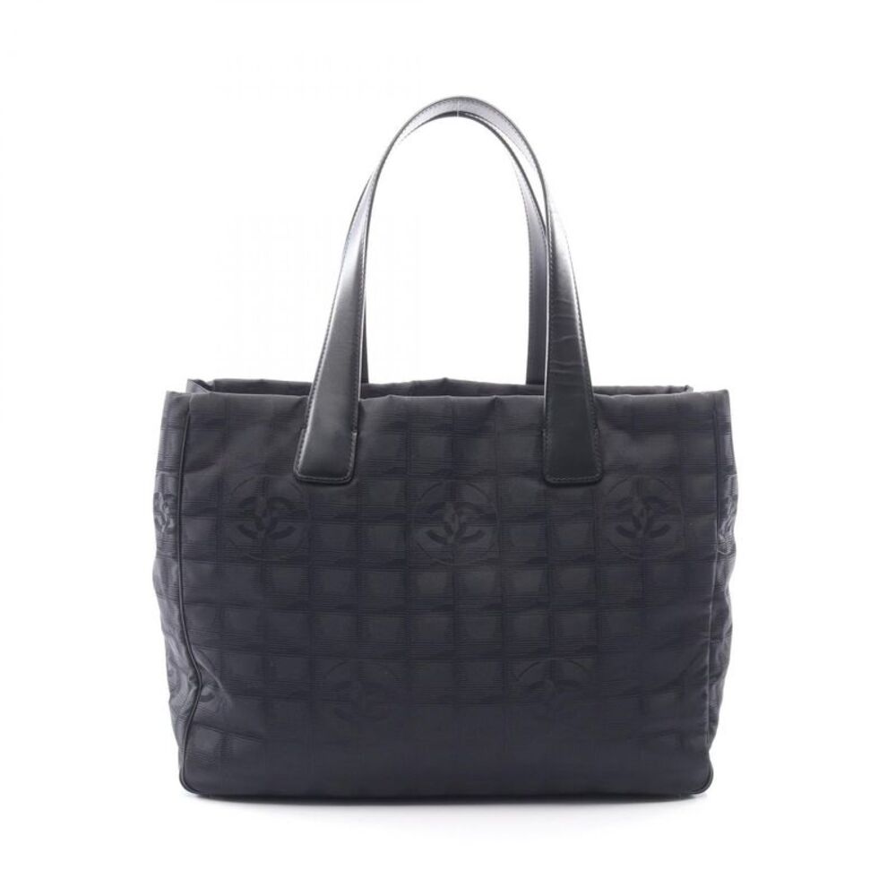 Chanel New Travel Line Nylon Canvas Leather Tote Bag